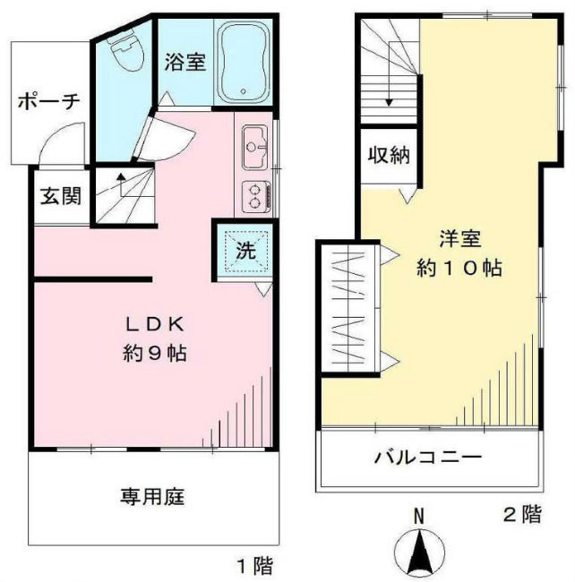 府中市小柳町6丁目一戸建て貸家s-3263間取り