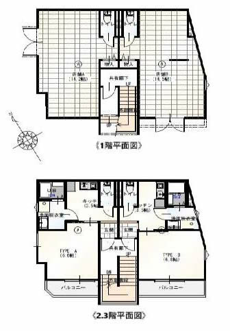 府中市朝日町2丁目売りアパートs-3270間取り