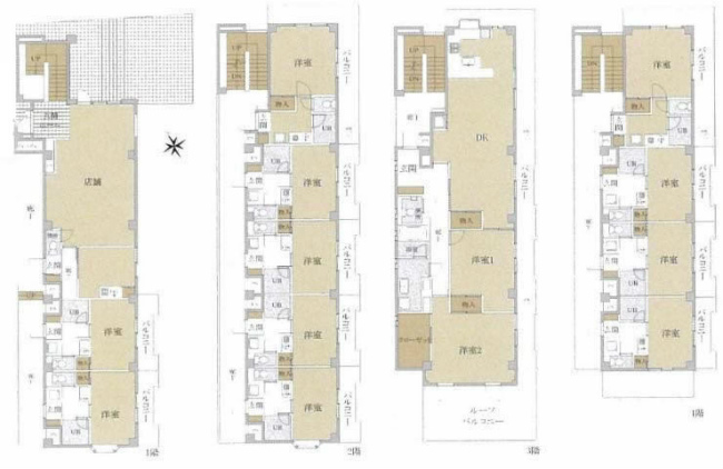 府中市分梅町3丁目一棟売マンションs-3274間取り