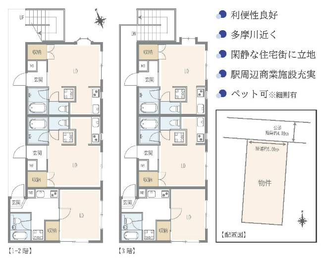 府中市是政5丁目一棟売マンションs-3281間取り