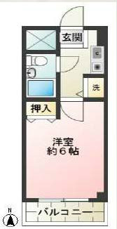 府中市緑町1丁目一棟売マンションs-3302間取り