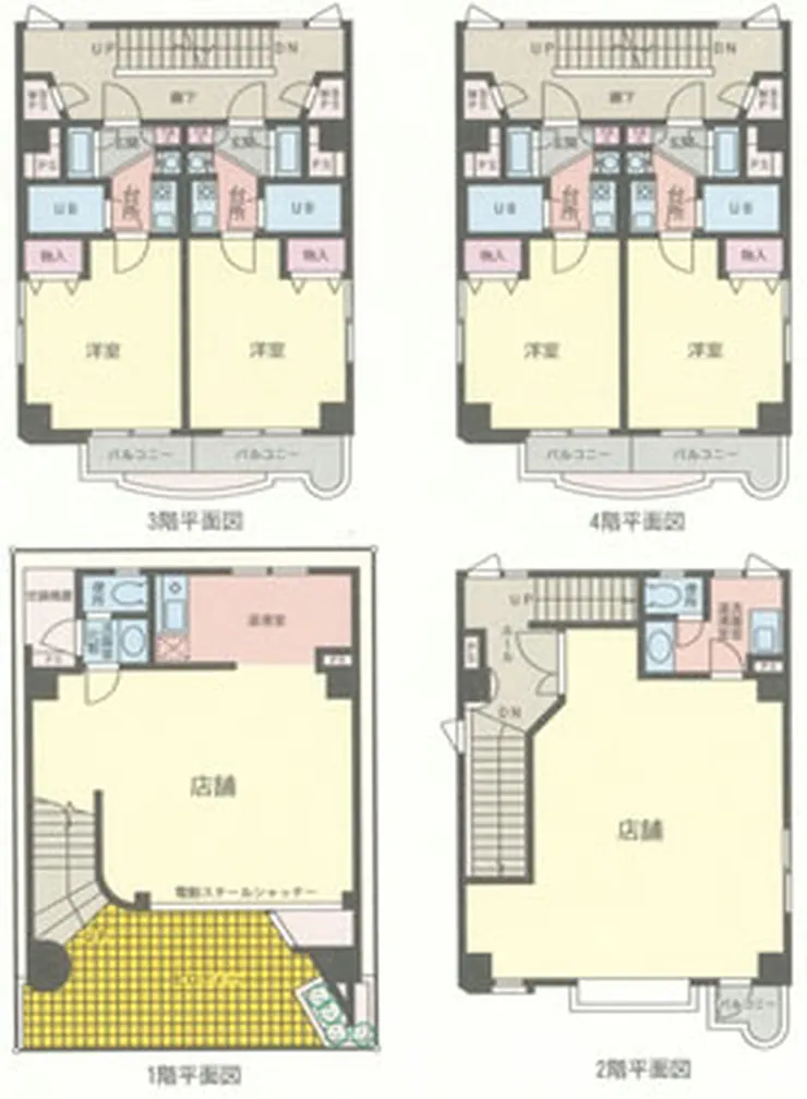 府中市宮西町2丁目の一棟売マンション（府中駅・S-3311）の間取り図