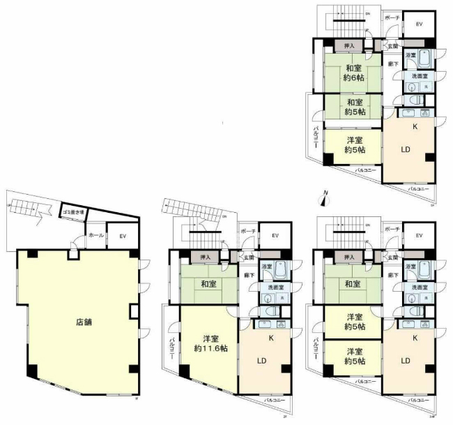 府中市寿町2丁目一棟売マンションs-3327間取り