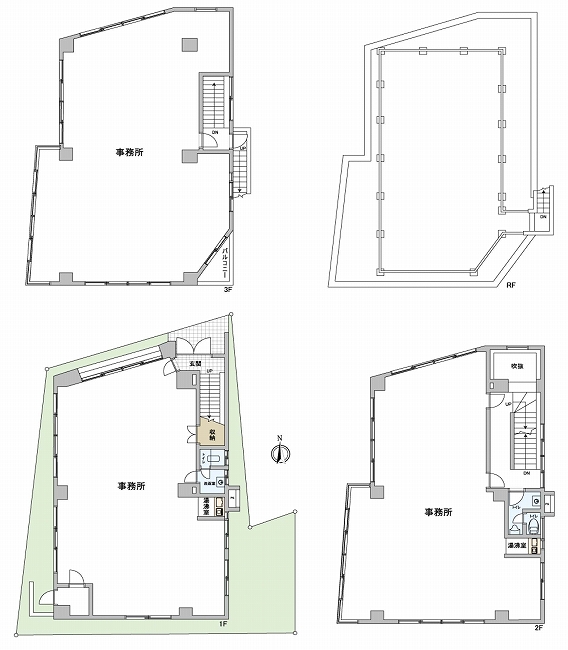 府中市本町2丁目 一棟売マンション（府中本町駅・S-3342）の間取り図