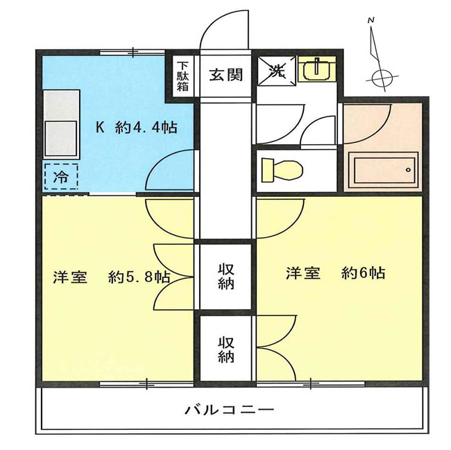シーダーコートの間取り