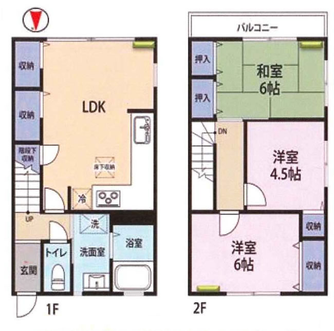 ML府中アパートの間取り