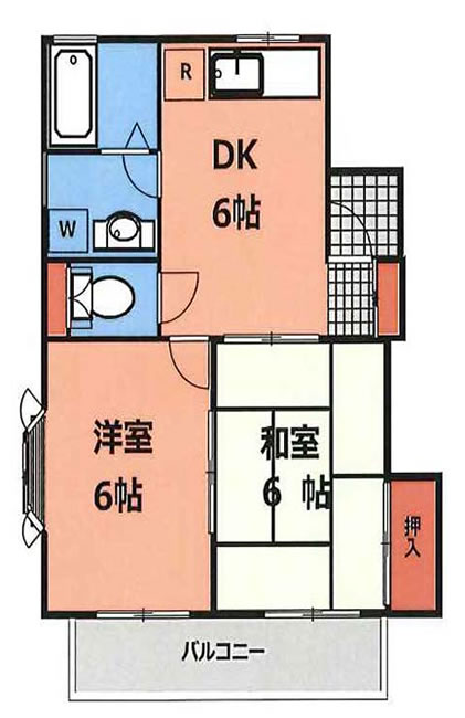 サンライズＫの間取り
