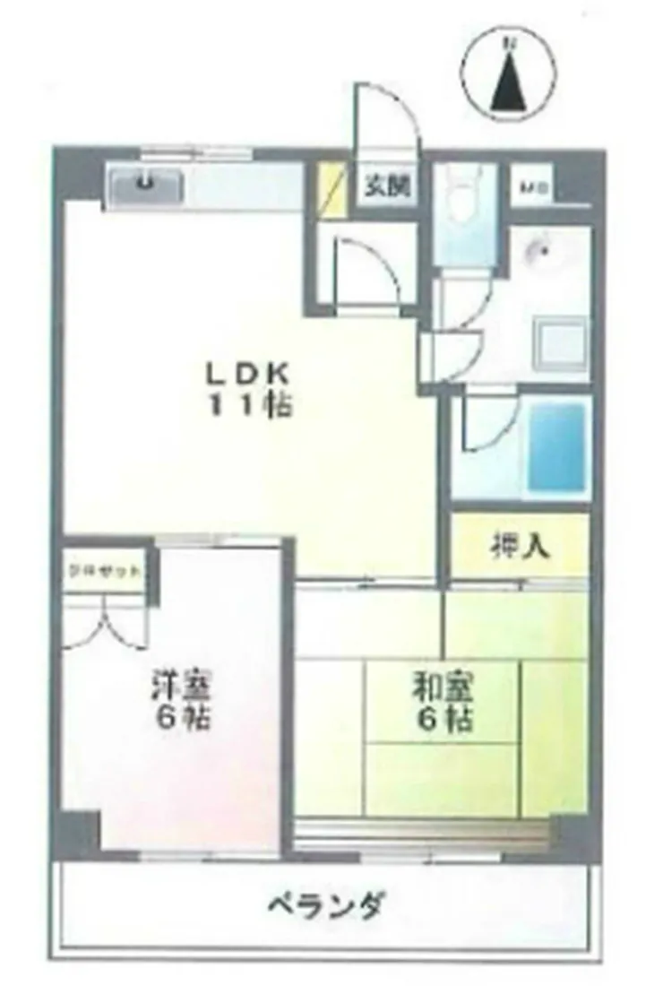 パインビレッジ（分梅町2）（分倍河原駅・T2-1360）の間取り図