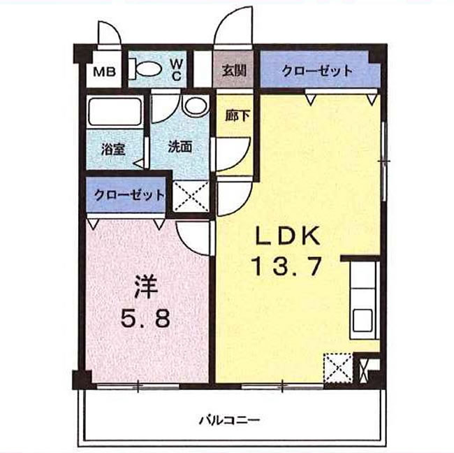 ガーデンヒルズ白糸の間取り