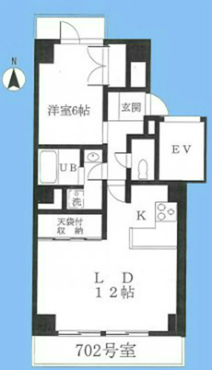 エミネンスウィップ（東府中駅・T1-1589）の間取り図