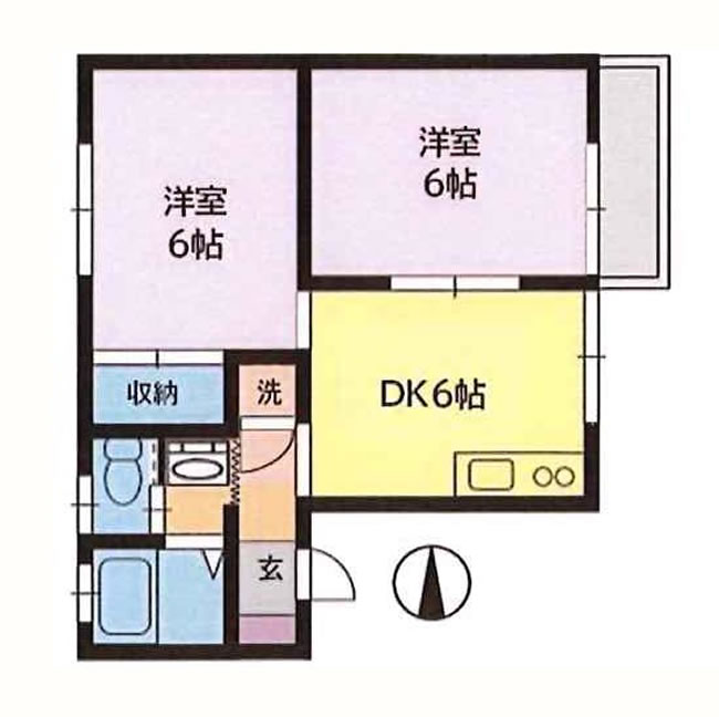 グレイス大鷹の間取り