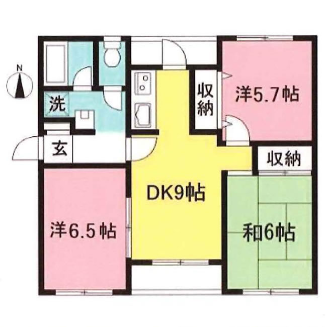 南乃家の間取り