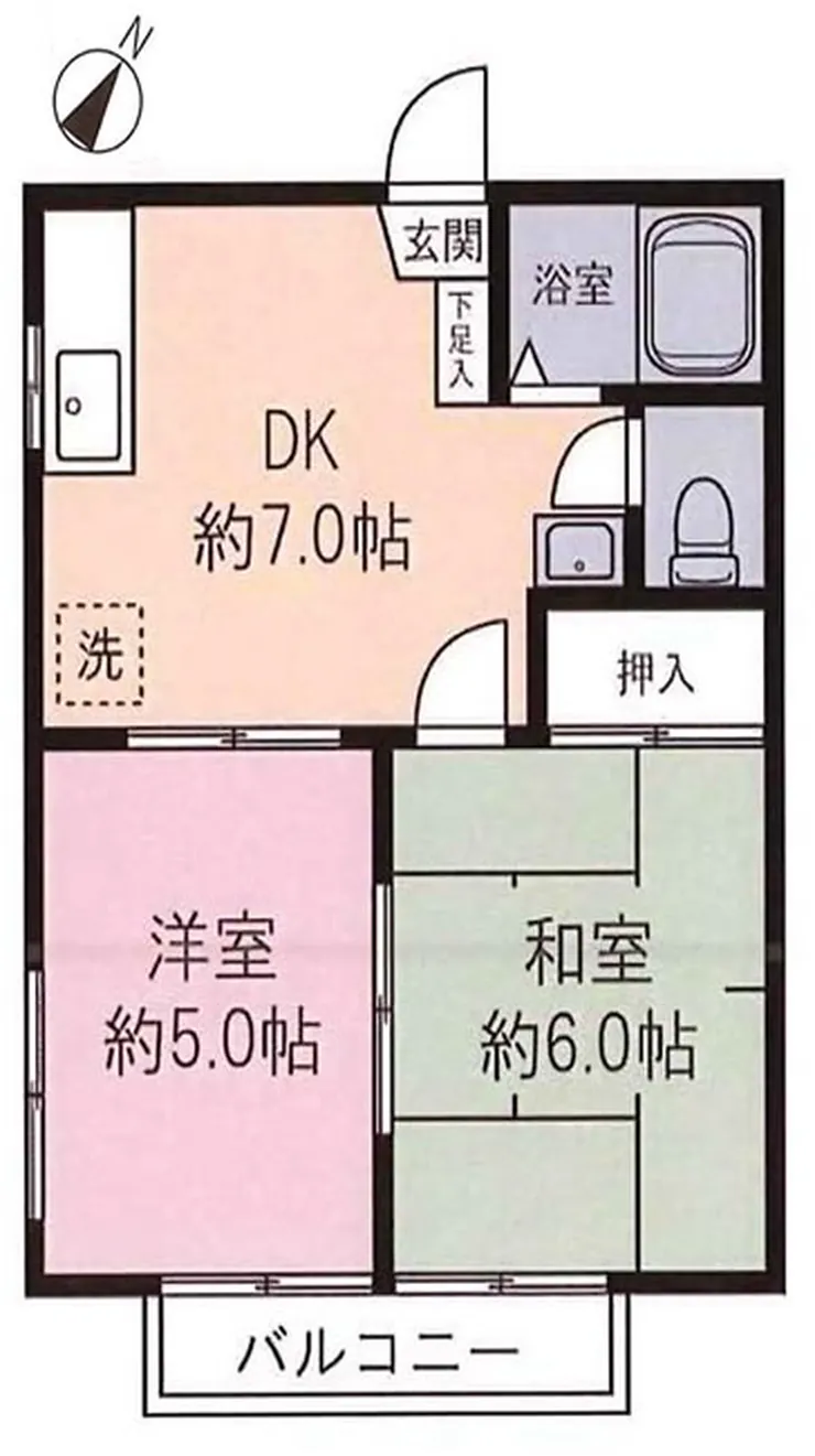 エステート（府中駅・T2-1737）の間取り図