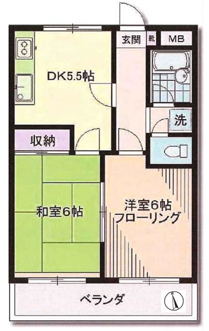 クリザンテタマの間取り