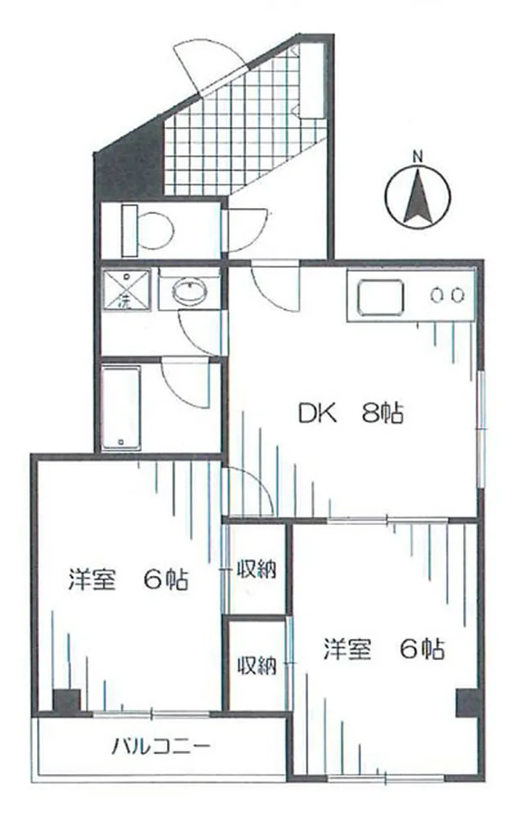 ＳＫビル（清水が丘2）（東府中駅・T2-197）の間取り図