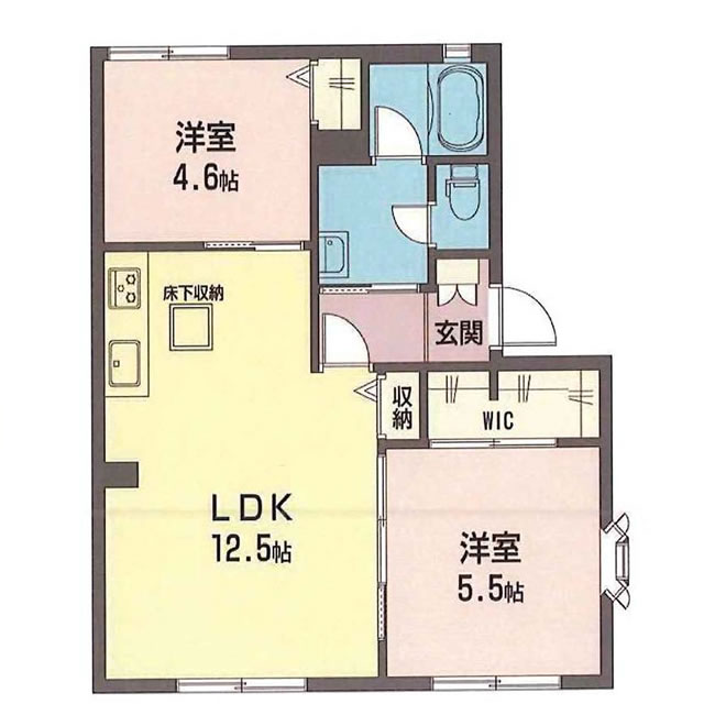 ザハウスオブイーストの間取り