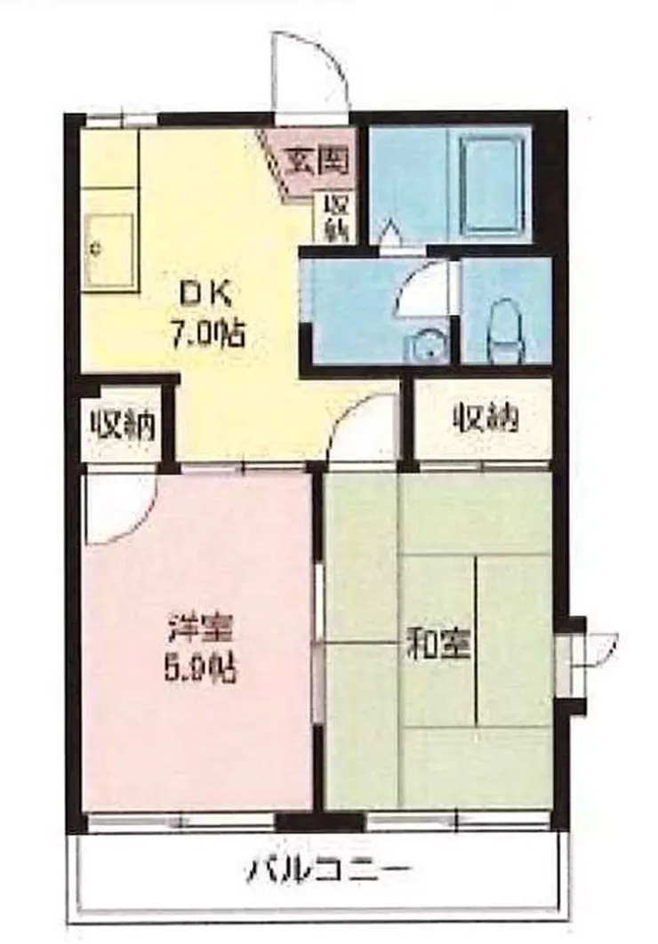 アネックスＳ（晴見町3）（北府中駅・T2-2016）の間取り図