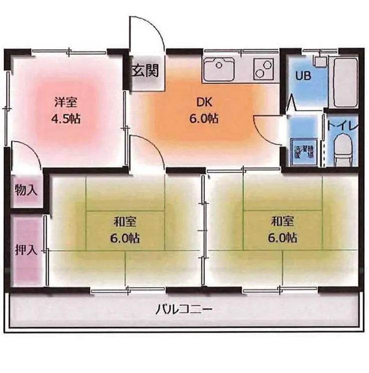 コーポベル（東府中駅・T3-2161）の間取り図
