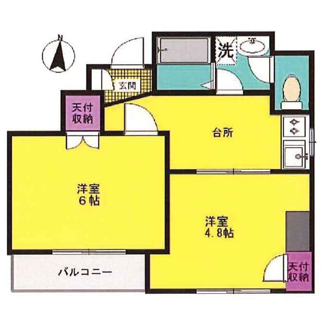 ローゼンハイム(府中町2)の間取り