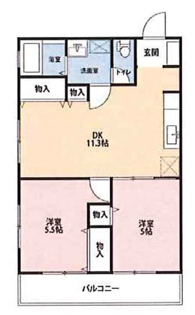 グランデ―ジナカムラの間取り