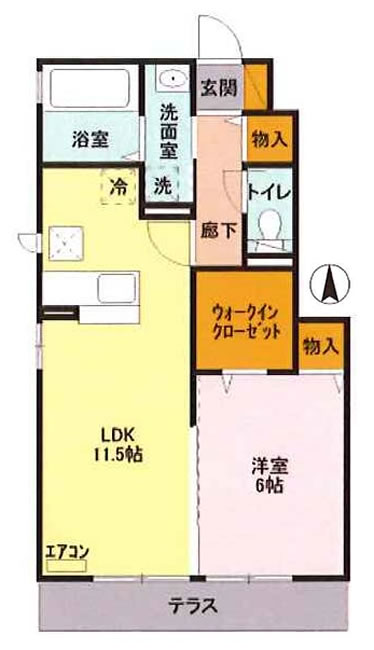 ブリリアントKの間取り