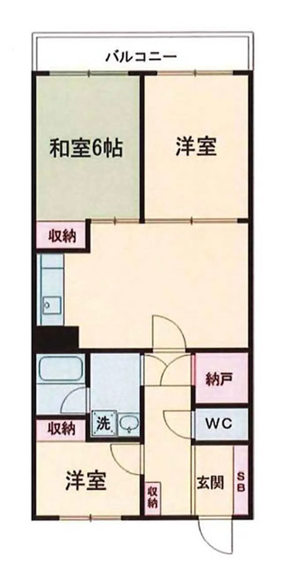 コープ野村府中武蔵野台3号棟（T3-2714）の間取り図