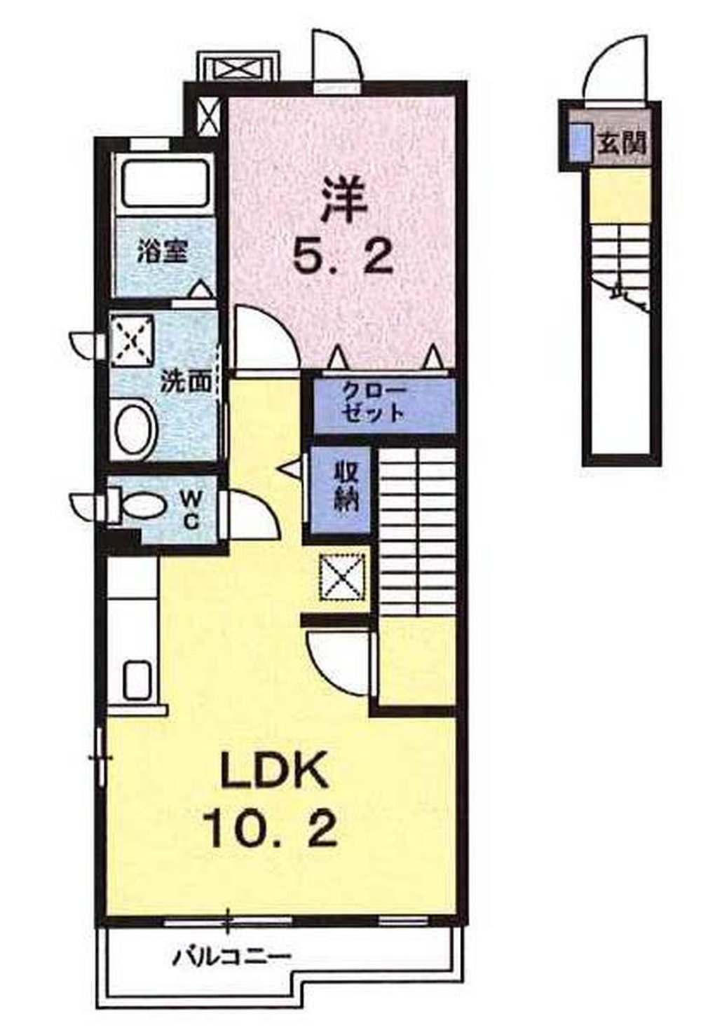 ルミノッサ（東府中駅・T1-2796）の間取り図