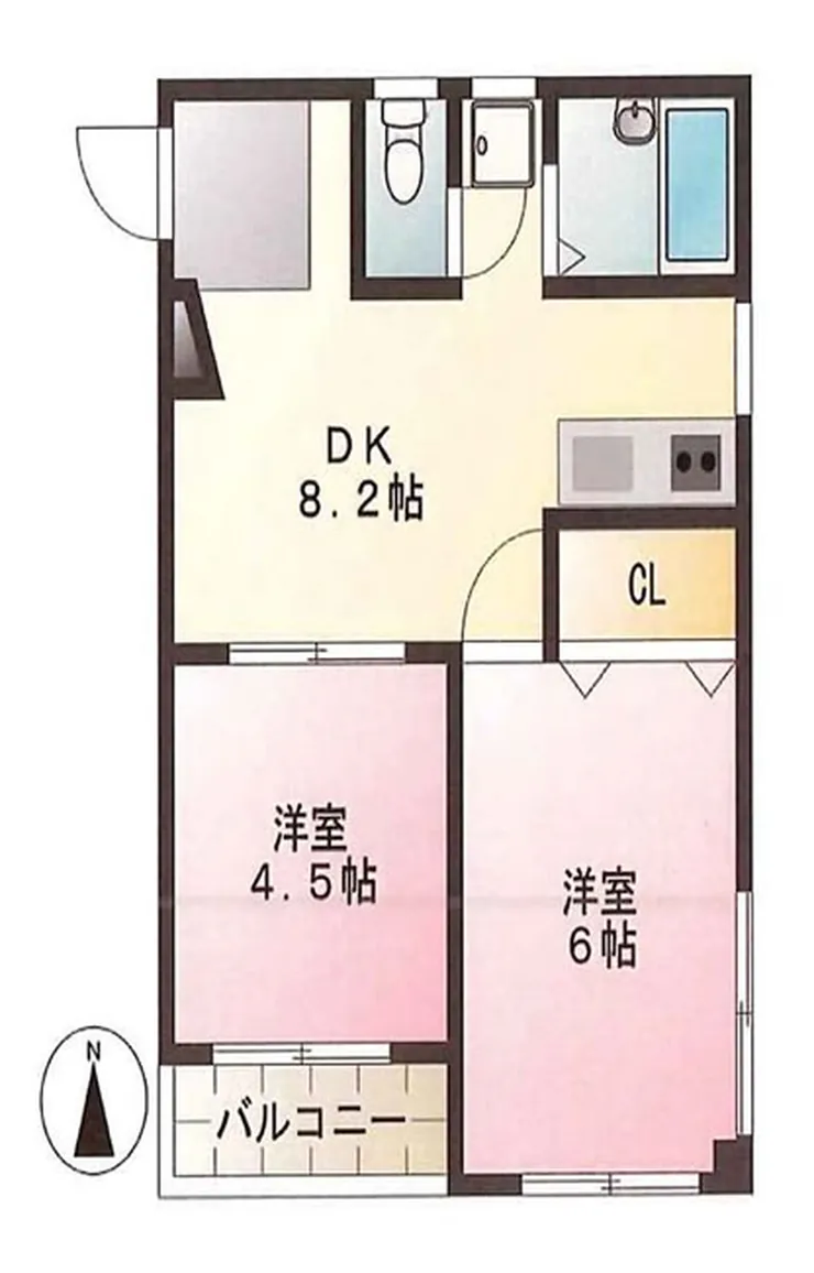 あおばビル（T2-2884）の間取り図