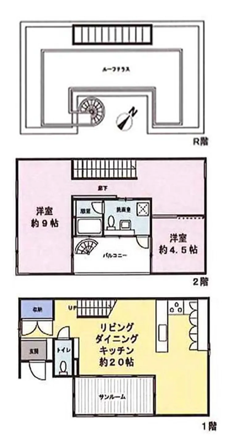 貸家3027（中河原駅・TH-3027）の間取り図