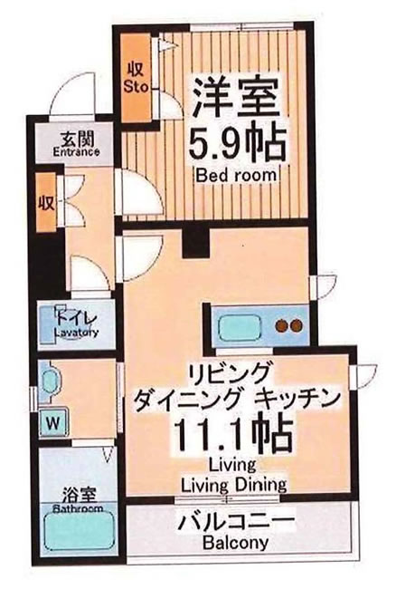 レーヴの間取り
