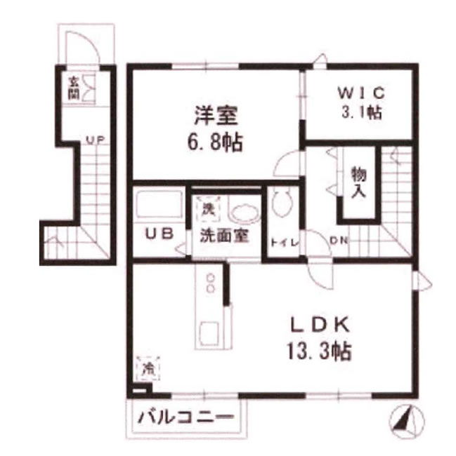 レセーナの間取り