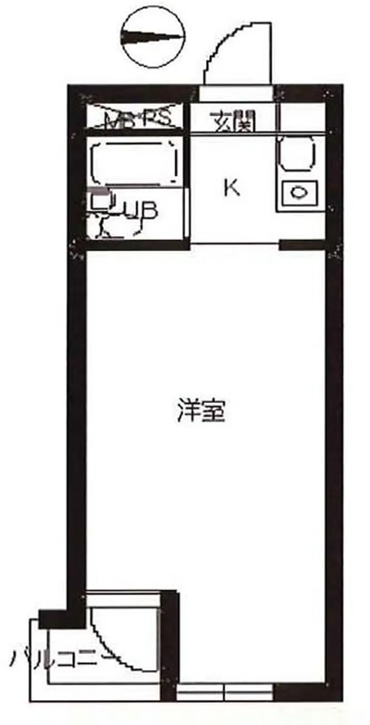 スカイコート府中（東府中駅・T1-3286）の間取り図