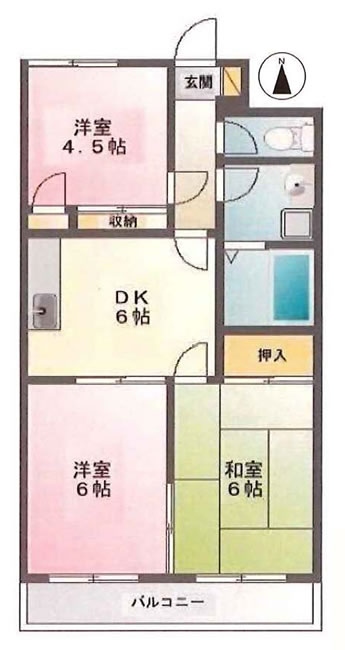 ボナールの間取り