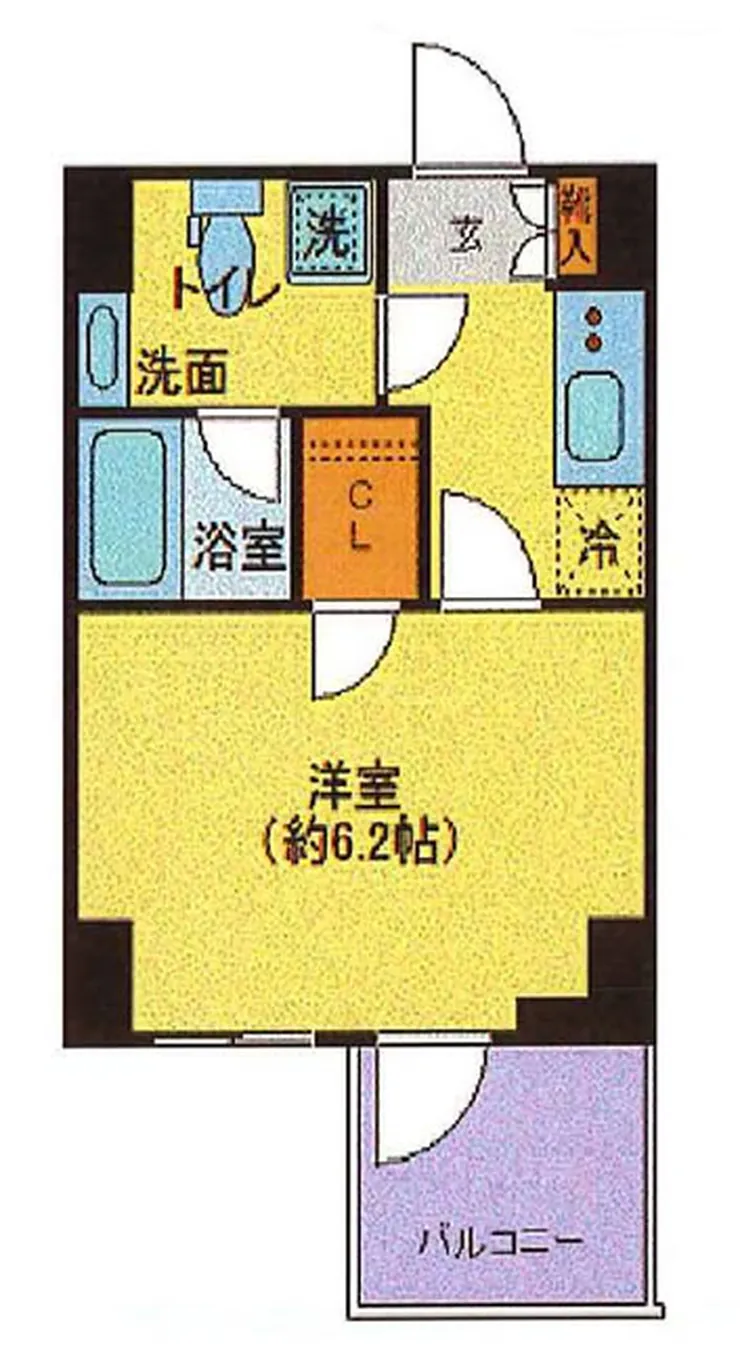 ステージグランデ府中東（東府中駅・T1-3422）の間取り図