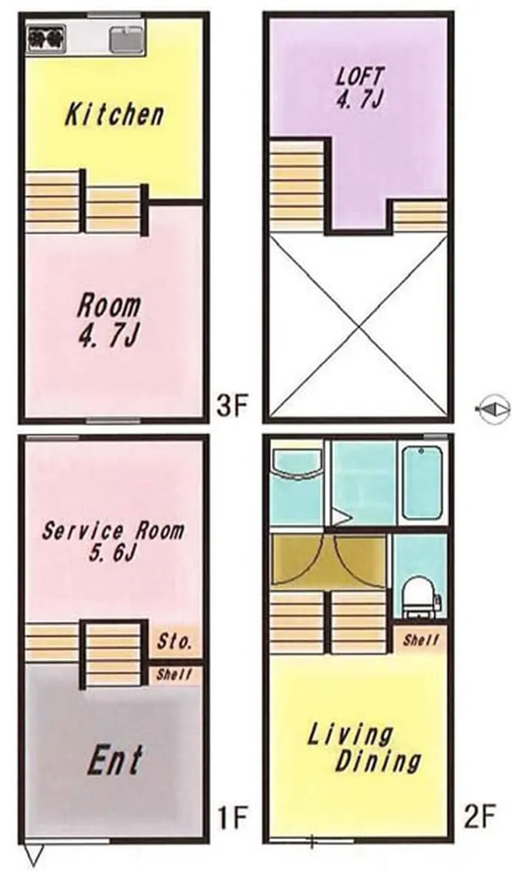 LesTourtereaux（TH-3541）の間取り図