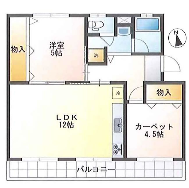 車返団地3街区の間取り