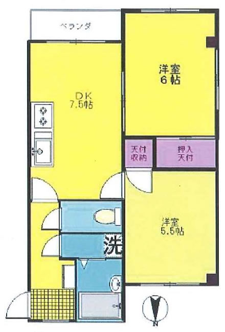 チペアメイツの間取り
