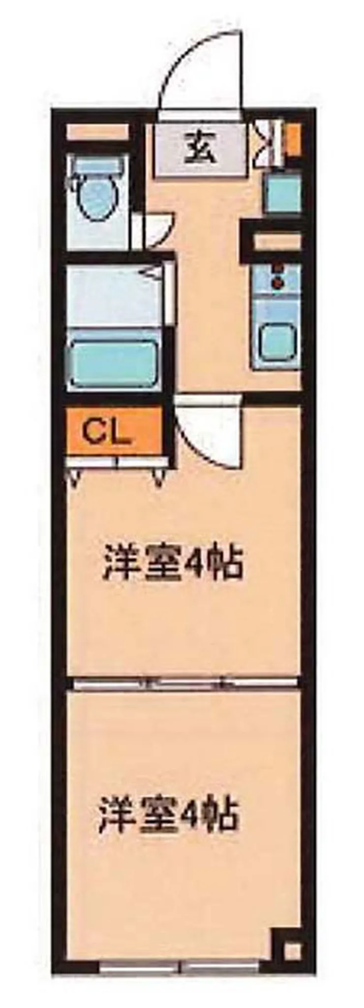 エスペランサ(晴見町1)（府中駅・T2-3883）の間取り図
