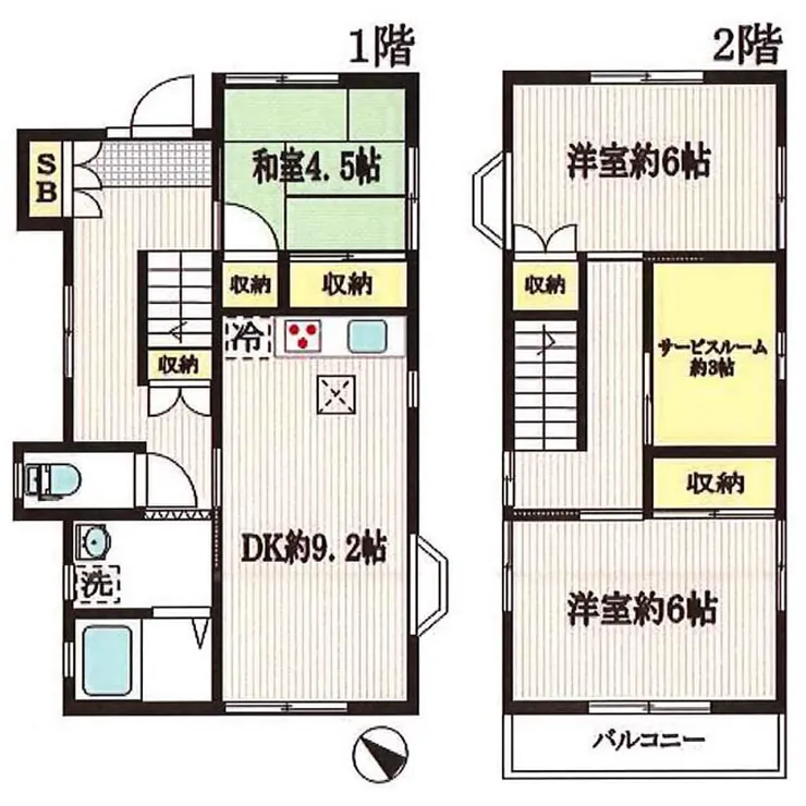 貸家4010（飛田給駅・TH-4010）の間取り図