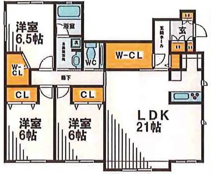 グリーンガーデン（東府中駅・T3-4048）の間取り図