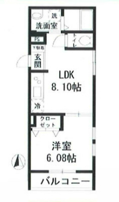 フォレストメゾン府中桜通りの間取り