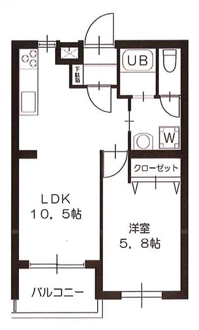 パークサイド8８の間取り