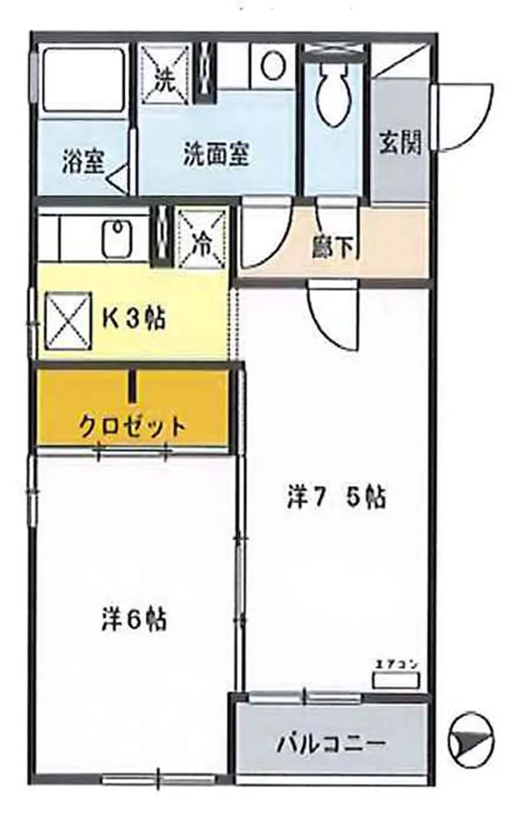 ウィステリア（西府駅・T2-4136）の間取り図