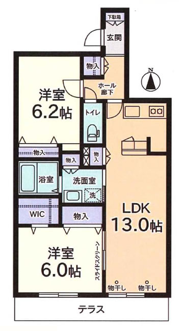 ラシェールベリエの間取り