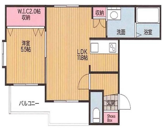ベルデ東府中の間取り