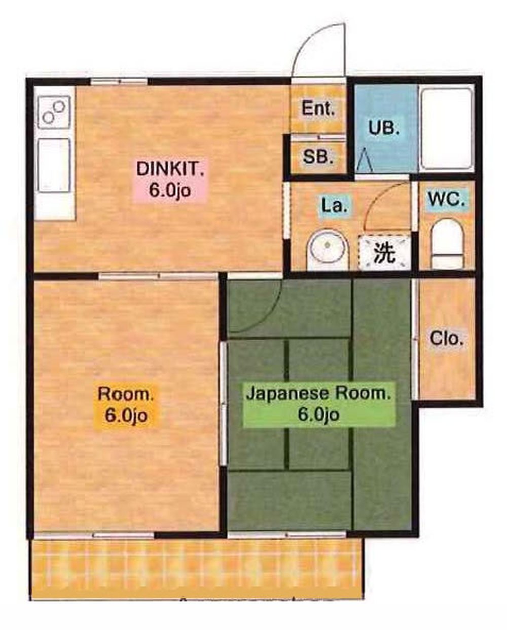 アゼリア917（多磨霊園駅・T2-4369）の間取り図