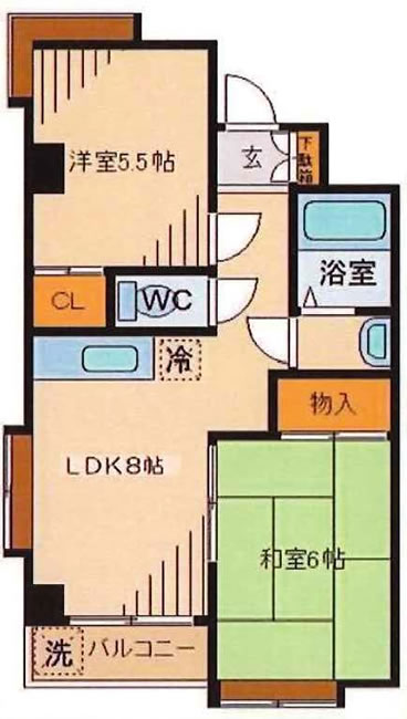コートラビアンローズの間取り