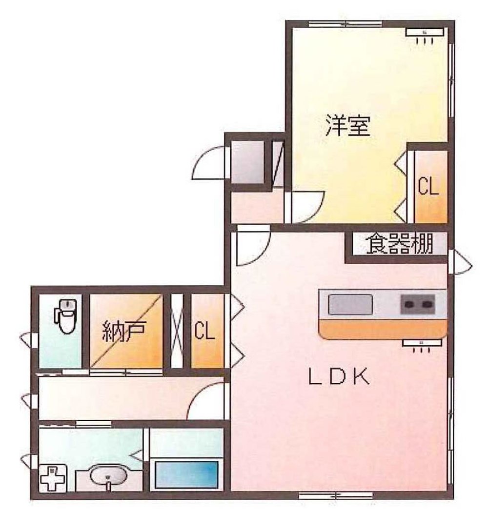 ブルーミングフチュウ（T1-4416）の間取り図