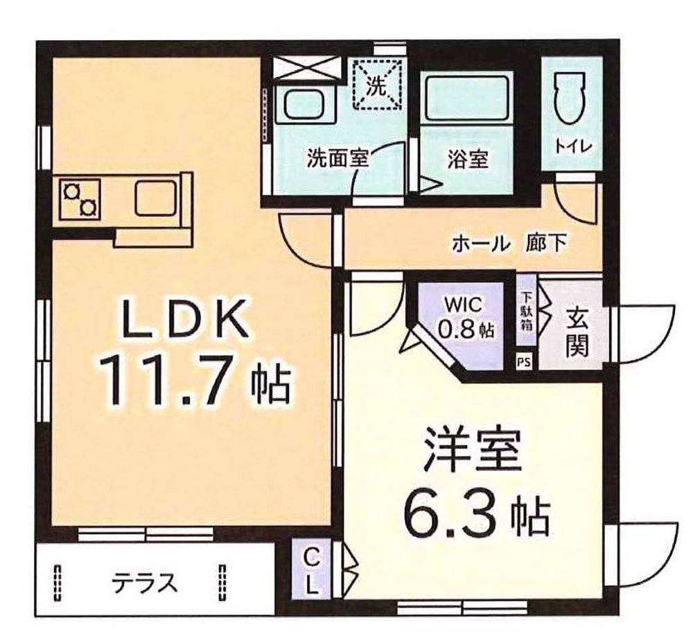 ノースビレッジ（分倍河原駅・T1-4503）の間取り図