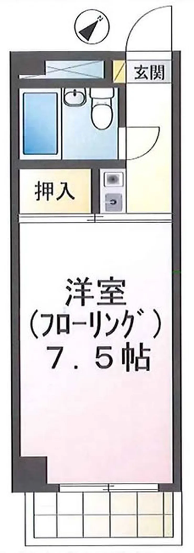 プラムハイツ（東府中駅・T1-4725）の間取り図